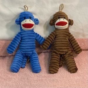 vibrant life cozy buddy sock monkey dog toy